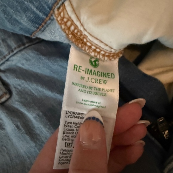 J. Crew Blue Straight Leg Jeans - Picture 4 of 4